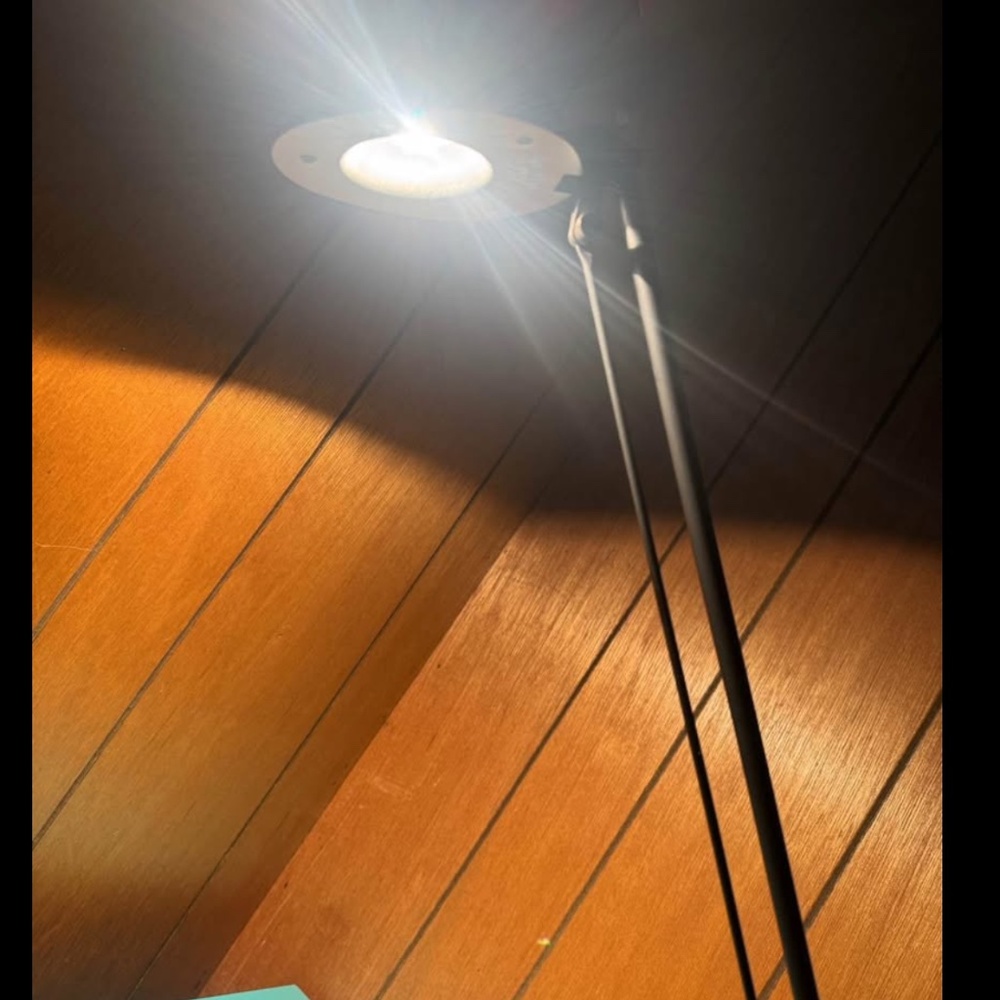 1990s LED black desk lamp, postmodern retro vintage light lighting like new - Picture 7 of 7